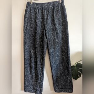 High waisted patterned pants